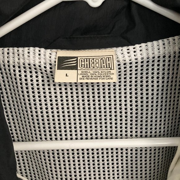 Cheetah Men's Windbreaker Jacket, Vintage 90's - Picture 2 of 4